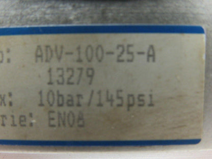Festo ADV-100-25-A Short Stroke Pneumatic Cylinder 100mm Bore X 25mm Stroke