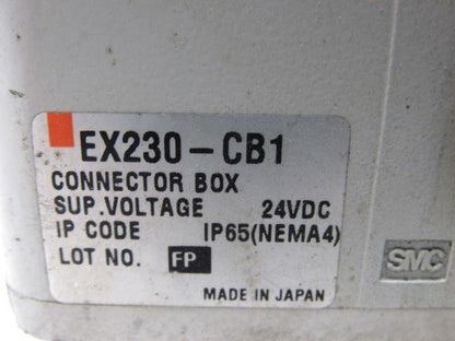 SMC EX230-CB1 Valve Connector Box 24 VDC IP65(NEMA4)