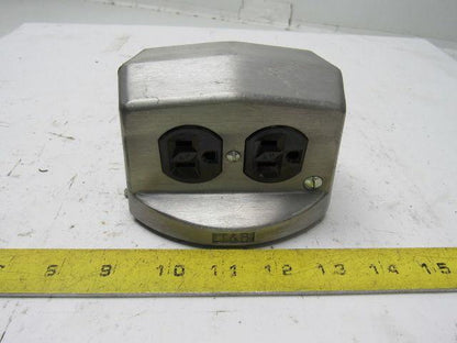 Thomas & Betts Above Floor Direct Wire Power Serve Receptacle & Fitting