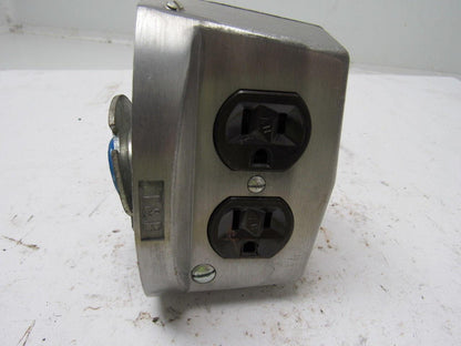 Thomas & Betts Above Floor Direct Wire Power Serve Receptacle & Fitting