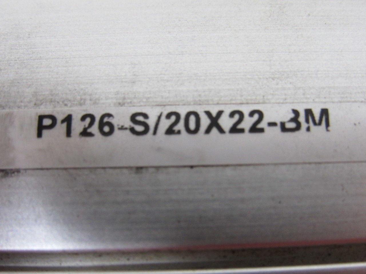 HoerbigerOriga P126-S/20X22-BM Pneumatic Rodless Cylinder 63mm Bore x 22" Stroke