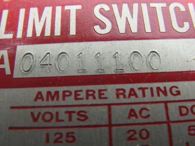 Namco EA04011100 Snap-Lock Limit Switch No Arm New In Box