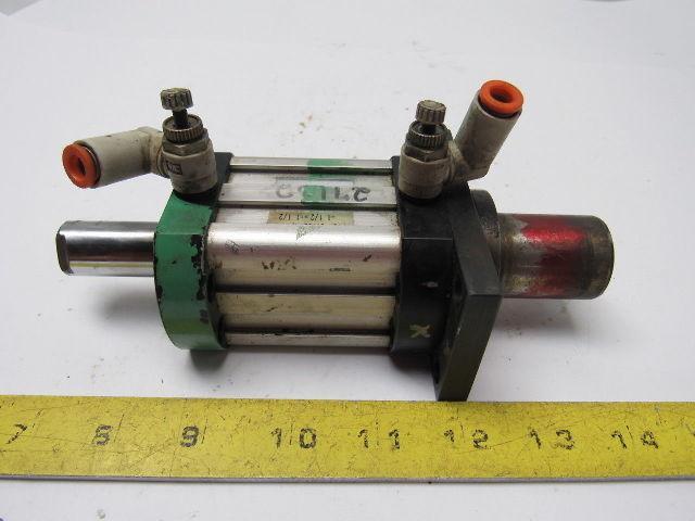 Numatics F1CK-01188-ADA4 Pneumatic Cylinder 1-1/2" Bore X 1-1/2" Stroke