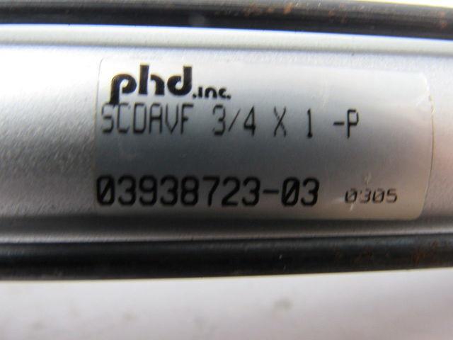 PHD SCDAVF 3/4 X 1-P Pneumatic Cylinder 3/4" Bore X 1" Stroke Double End