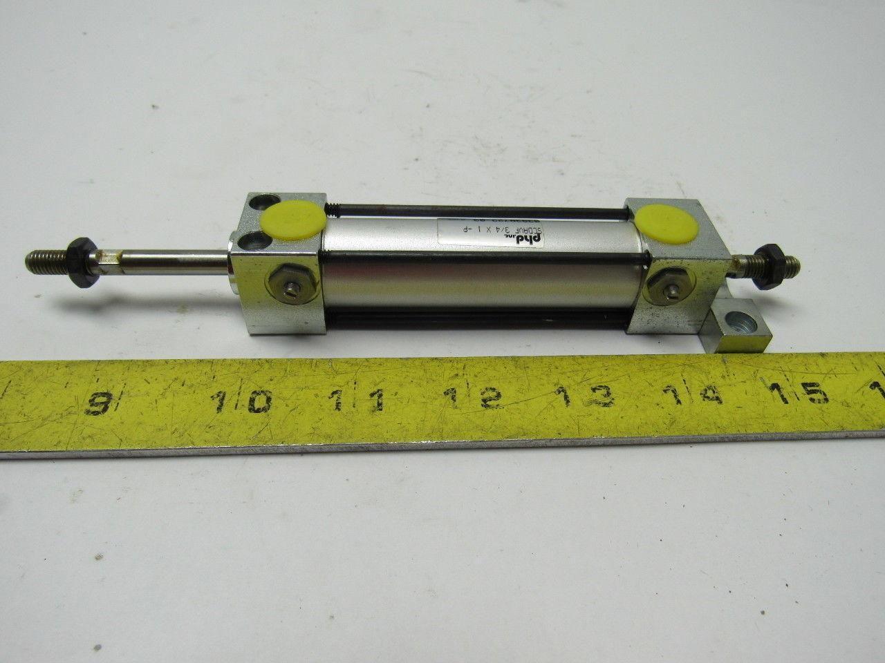 PHD SCDAVF 3/4 X 1-P Pneumatic Cylinder 3/4" Bore X 1" Stroke Double End