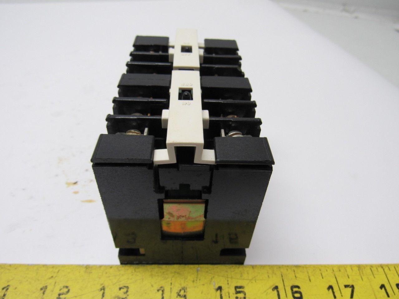GE General Electric CR120C01 202AA Industrial Relay 1 NO 2 NC Contacts 115V