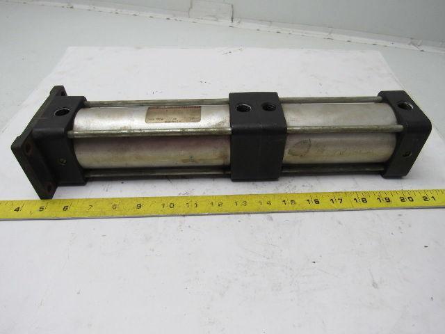 SMC NCA1F250-0325+0175-XC11 2-1/2" Bore X 3-1/2+1-3/4" Stroke Pneumatic Cylinder