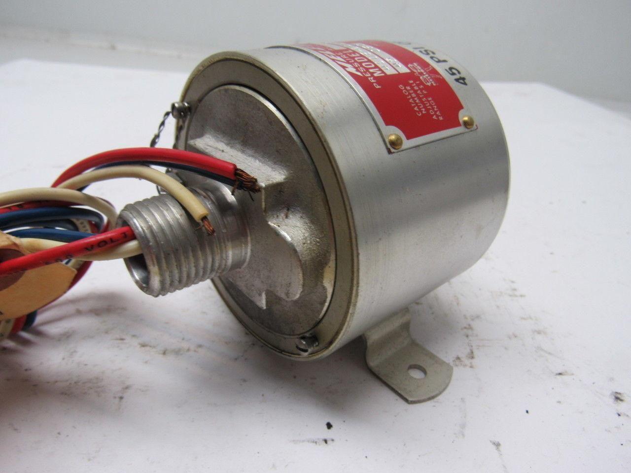 Meletron 420E 20L-2337 Pressure Actuated Switch Proof Press. 200 PSI