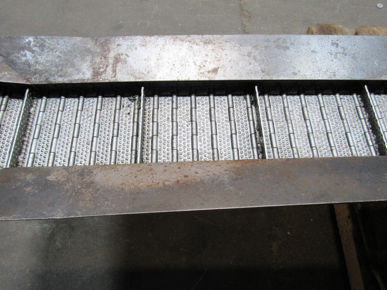 FONGEX 6" Steelbelt Chip Conveyor 6x45" Intake 220/440V 5FPM 38" Discharge Ht