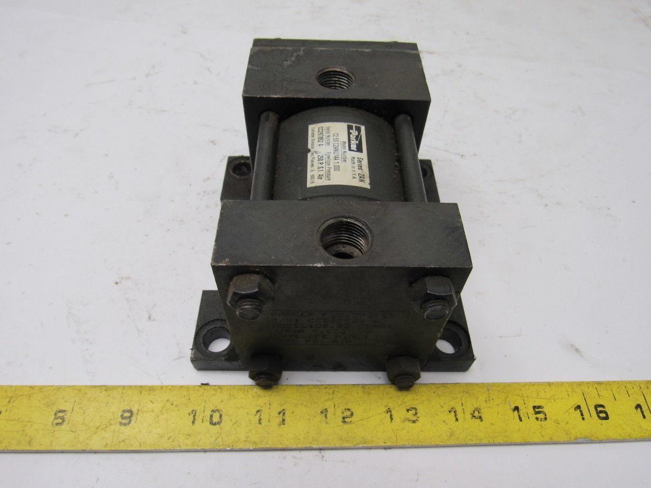 Parker 02.50 C2ANU14A 1.000 Pneumatic Cylinder 2-1/2" Bore X 1" Stroke