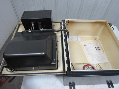 Cambridge/Partlow 5035 Furnace Temp Recording  W/Carbon Index Meter Data Logger