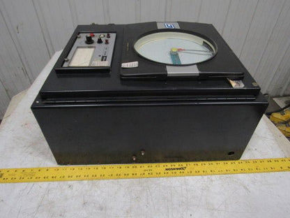 Cambridge/Partlow 5035 Furnace Temp Recording  W/Carbon Index Meter Data Logger