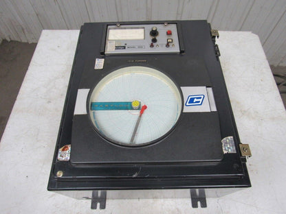 Cambridge/Partlow 5035 Furnace Temp Recording  W/Carbon Index Meter Data Logger