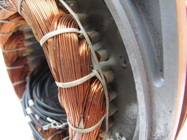 Yaskawa E3S5501 3 Ph Induction Motor Stator 230/460V 1720 RPM  4 Pole Kito Hoist