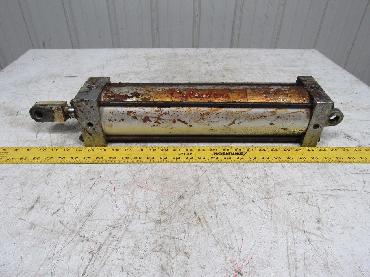 Hydro-Line EC-4X15-C-1-2-N-N-S Pneumatic Cylinder 2" Bore X 4" Stroke