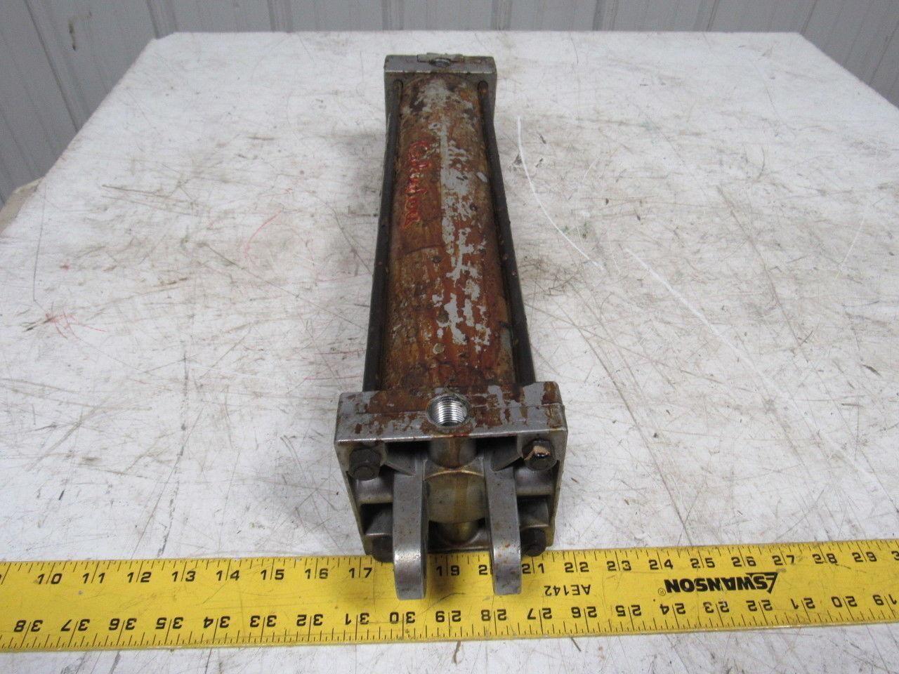 Hydro-Line EC-4X15-C-1-2-N-N-S Pneumatic Cylinder 2" Bore X 4" Stroke