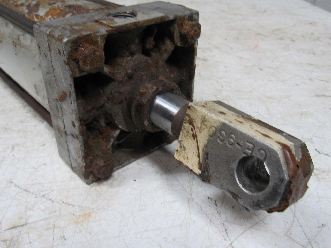 Hydro-Line EC-4X15-C-1-2-N-N-S Pneumatic Cylinder 2" Bore X 4" Stroke