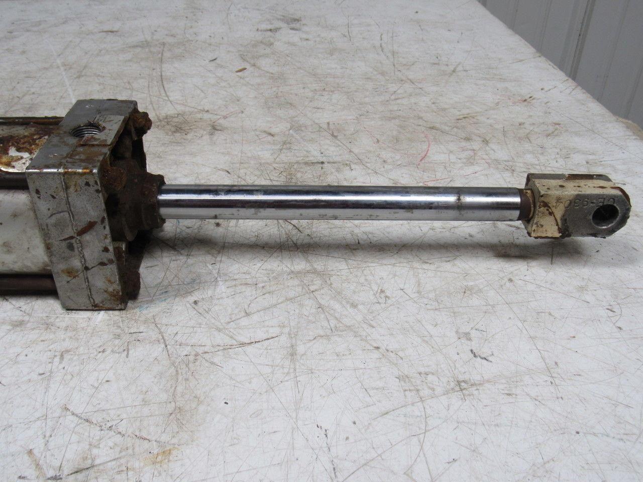 Hydro-Line EC-4X15-C-1-2-N-N-S Pneumatic Cylinder 2" Bore X 4" Stroke