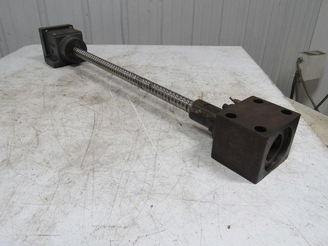 Cincinnati Milacron Sabre 1000 Y Axis Ball Screw W/Nut CNC 38" OAL