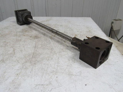 Cincinnati Milacron Sabre 1000 Y Axis Ball Screw W/Nut CNC 38" OAL