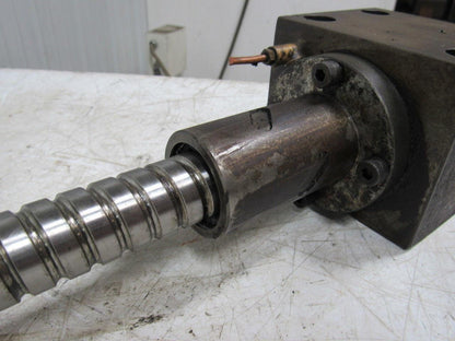Cincinnati Milacron Sabre 1000 Y Axis Ball Screw W/Nut CNC 38" OAL