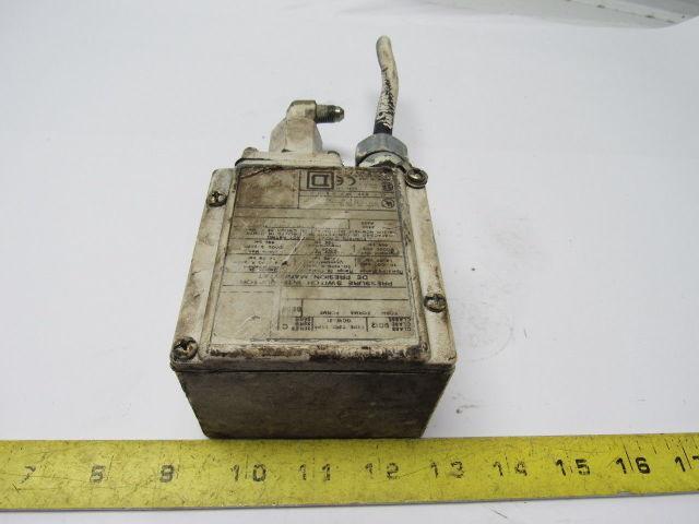Square D 9012 GCW-21 20-1000 PSIG Pressure Switch