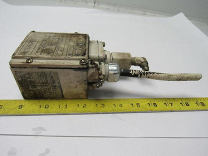 Square D 9012 GCW-21 20-1000 PSIG Pressure Switch
