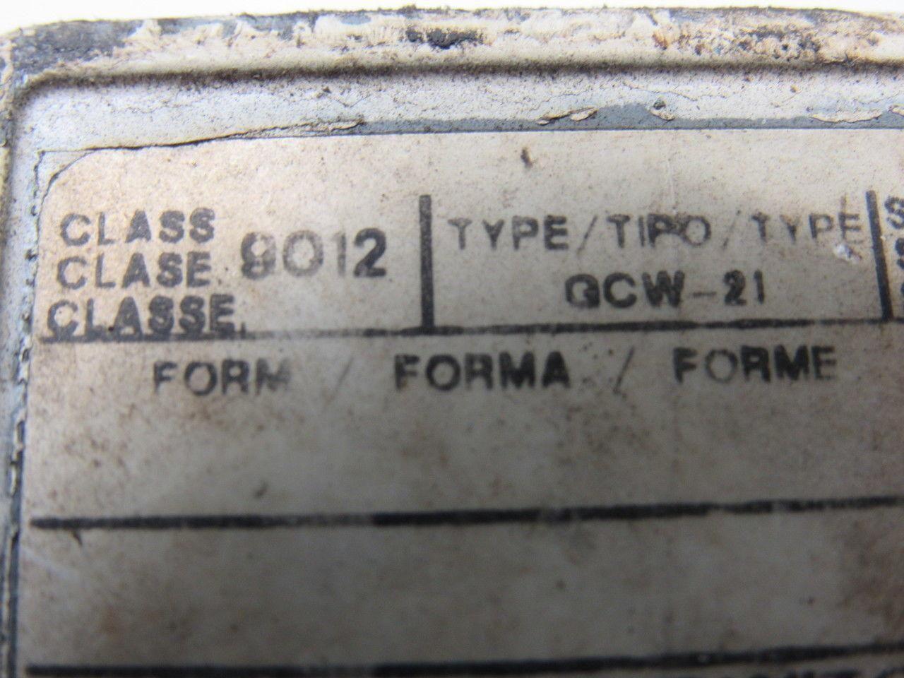 Square D 9012 GCW-21 20-1000 PSIG Pressure Switch
