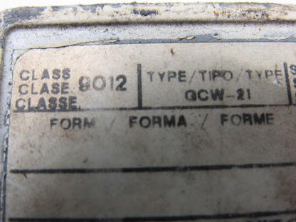 Square D 9012 GCW-21 20-1000 PSIG Pressure Switch
