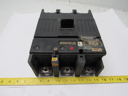 GE General Electric TJK636F000 Molded Case 600A 600V 3 Pole Circuit Breaker