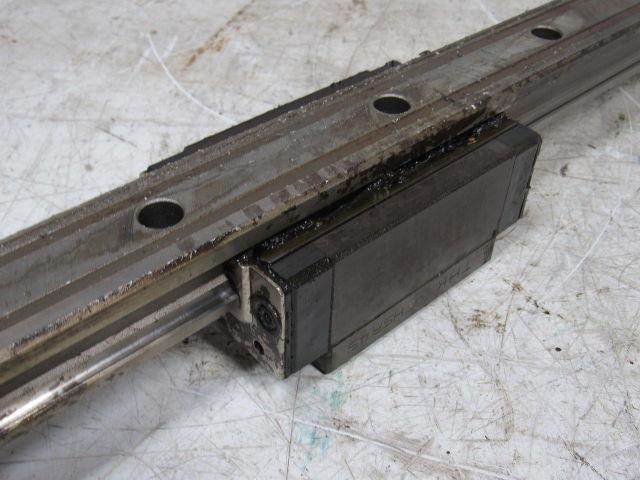 Cincinnati Milacron Sabre 750/1000 Y Axis Linear Rail & Bearings 43-1/8" OAL