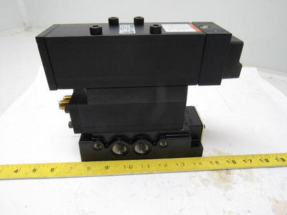 PARKER H3E17BGA53001A 4 Way 5 Position Pneumatic Valve & Pilot ISO5599-2 NOS