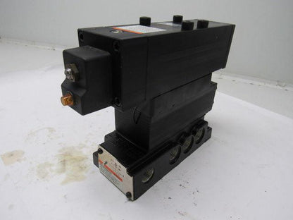 PARKER H3E17BGA53001A 4 Way 5 Position Pneumatic Valve & Pilot ISO5599-2 NOS