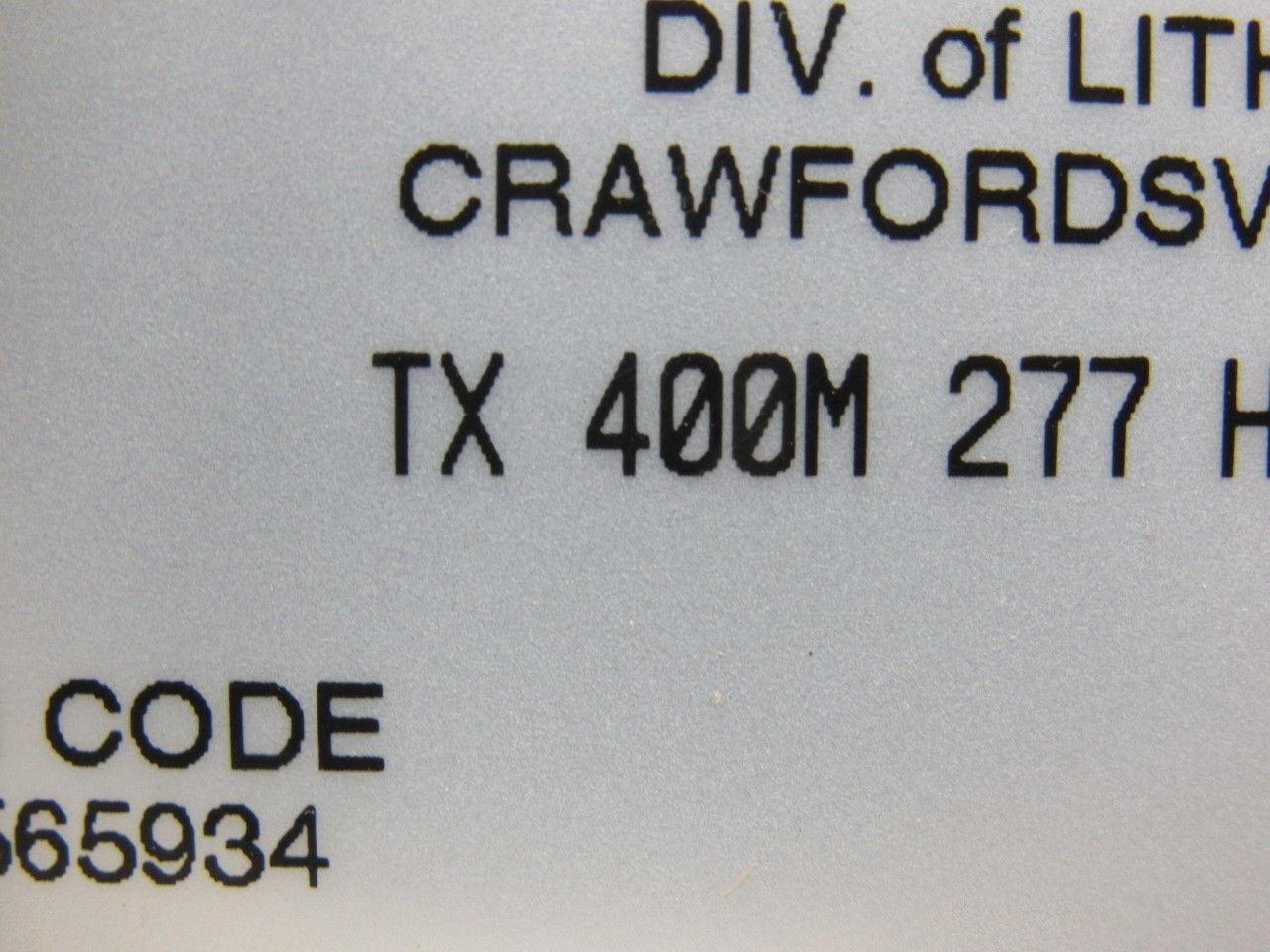 LITHONIA LIGHTING 565934 TX 400M Brown Low Bay Light Ballast Housing 277V