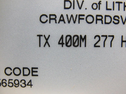 LITHONIA LIGHTING 565934 TX 400M Brown Low Bay Light Ballast Housing 277V