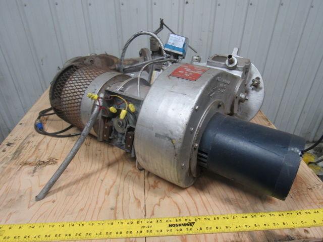 NORTH AMERICAN MFG AB6120-5.2-B36-FM Gas/Oil Boiler Burner Group 4 Fuel 440V 3Ph