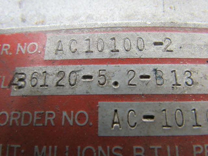 NORTH AMERICAN MFG AB6120-5.2-B36-FM Gas/Oil Boiler Burner Group 4 Fuel 440V 3Ph