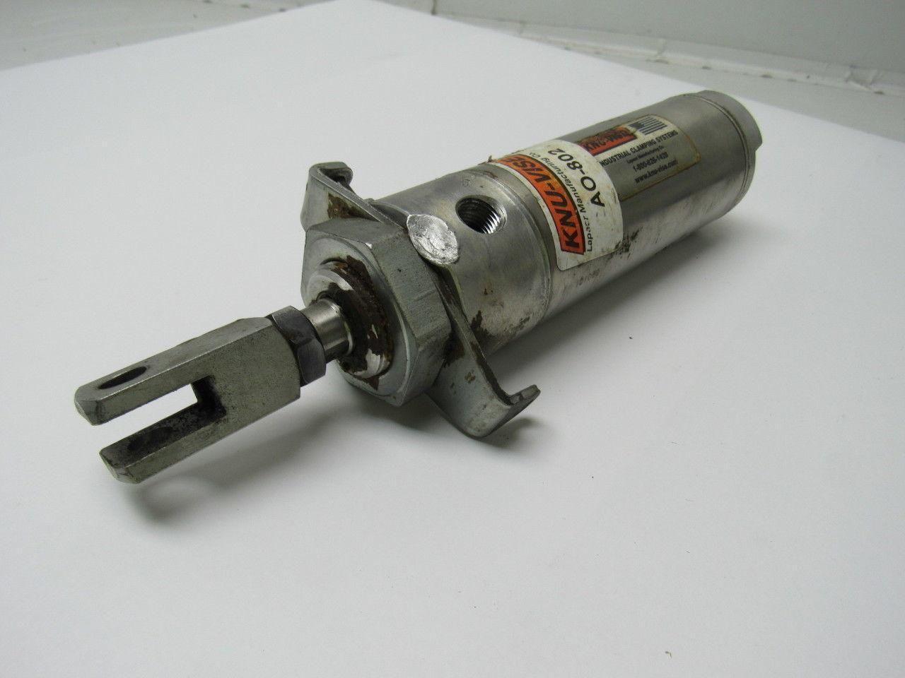 KNU-VISE AO-802 800lb hold down clamp Pneumatic Cylinder 2" Bore X 3" Stroke