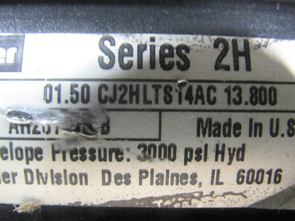 Parker 01.50 CJ2HLTS14AC 13.80 Hydraulic Cylinder 1-1/2" Bore X 13.80" Stroke
