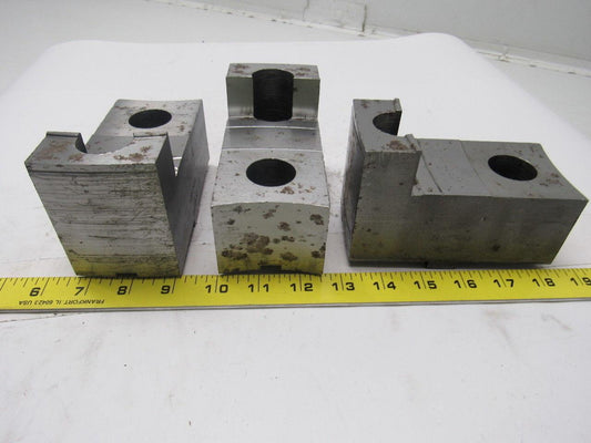 Daco 05-201458 2 Step Lathe Chuck Top Jaws 5-1/4" X 3-1/4" X 2-1/2" Lot Of 3