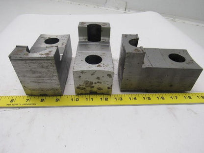 Daco 05-201458 2 Step Lathe Chuck Top Jaws 5-1/4" X 3-1/4" X 2-1/2" Lot Of 3
