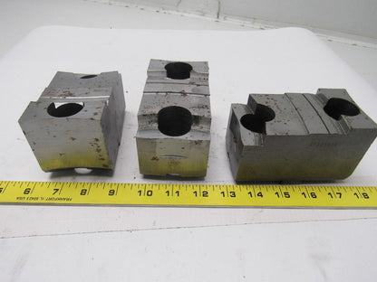 Daco 05-201458 Lathe Chuck Top Jaws 4-7/16" X 2-9/16" X 2-1/2" Lot Of 3