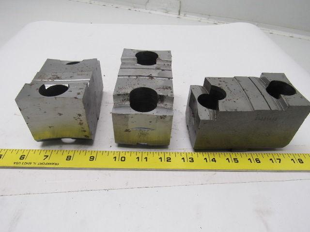 Daco 05-201458 Lathe Chuck Top Jaws 4-7/16" X 2-9/16" X 2-1/2" Lot Of 3
