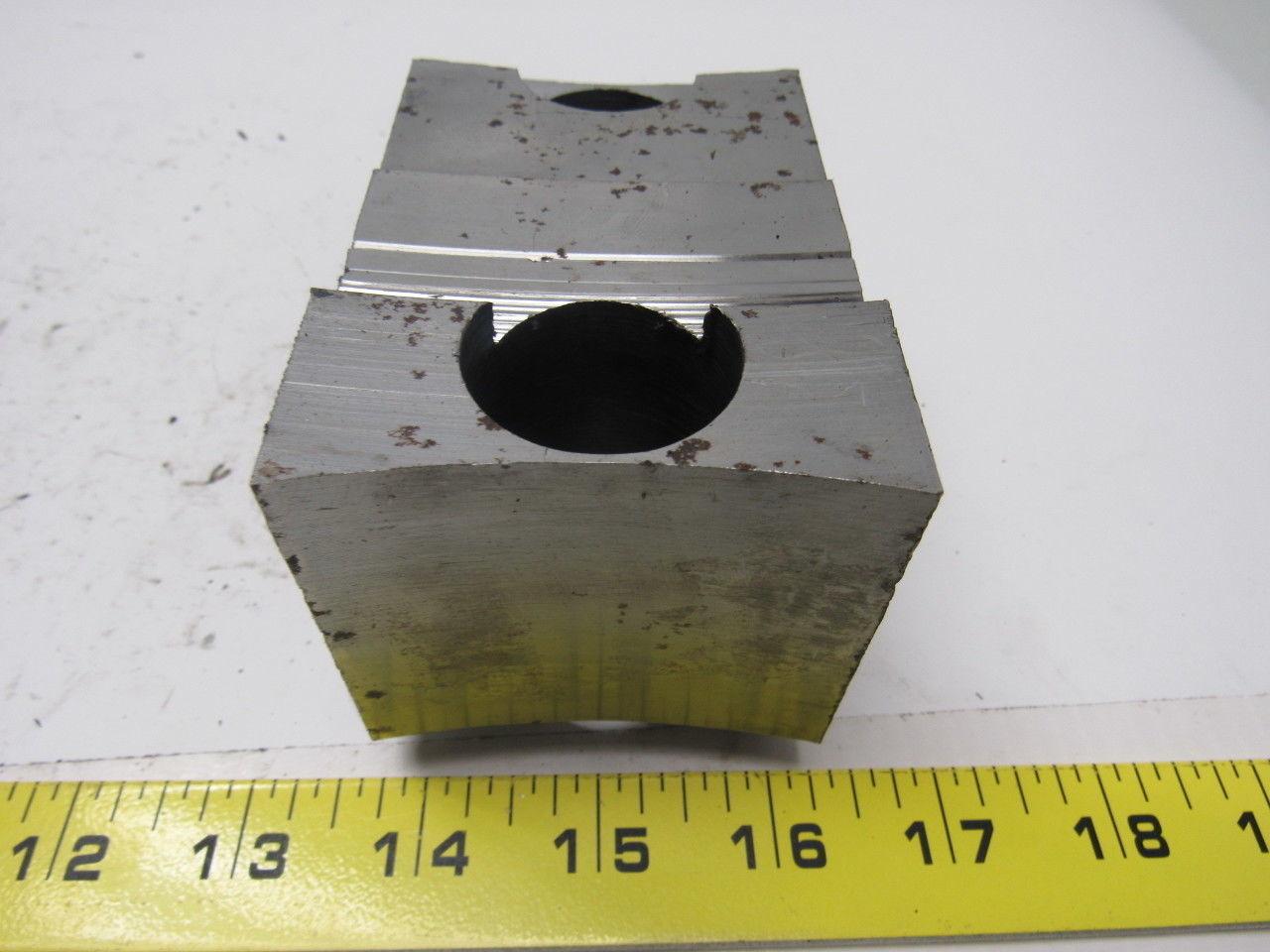 Daco 05-201458 Lathe Chuck Top Jaws 4-7/16" X 2-9/16" X 2-1/2" Lot Of 3