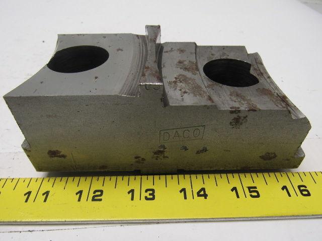 Daco Lathe Chuck Top Jaws 5-3/8" X 2-1/16" X 2-1/2" Lot Of 3
