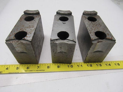 CJ-77 Lathe Chuck Top Jaws 4-3/4" X 3-3/8" X 2" Lot Of 3