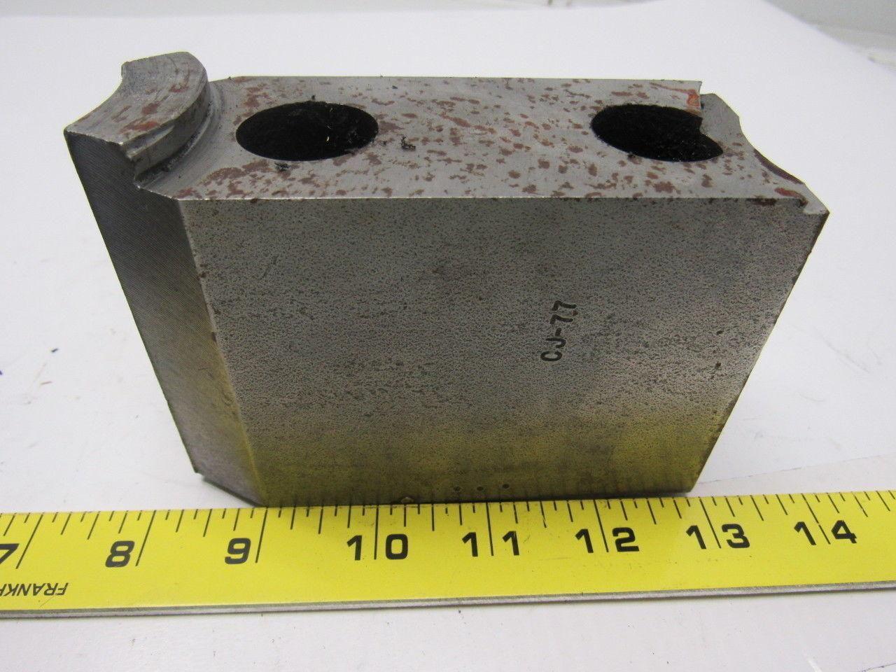 CJ-77 Lathe Chuck Top Jaws 4-3/4" X 3-3/8" X 2" Lot Of 3