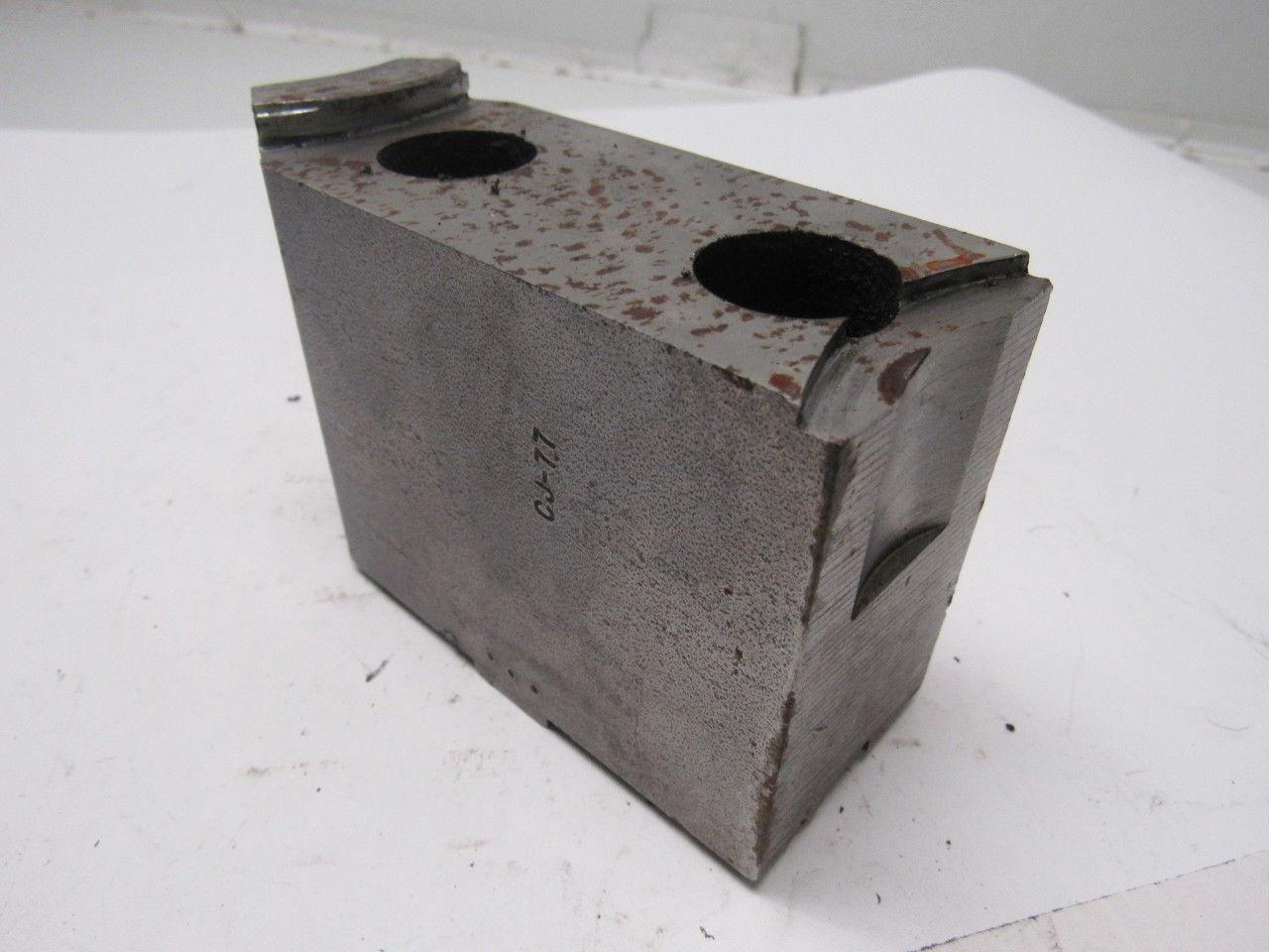 CJ-77 Lathe Chuck Top Jaws 4-3/4" X 3-3/8" X 2" Lot Of 3