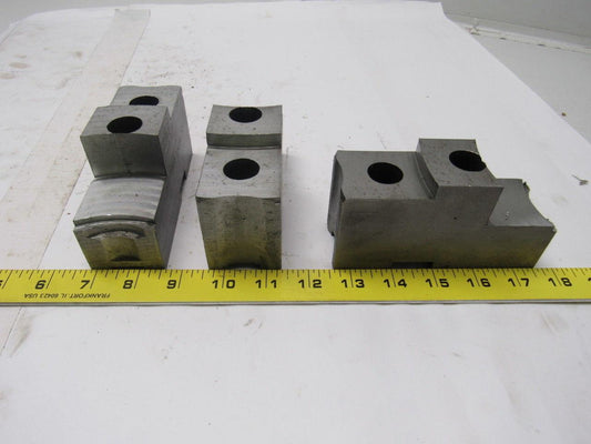 Daco 12KSEH Lathe Chuck Top Jaws 5" X 2-3/4" X 1-3/4" Lot Of 3