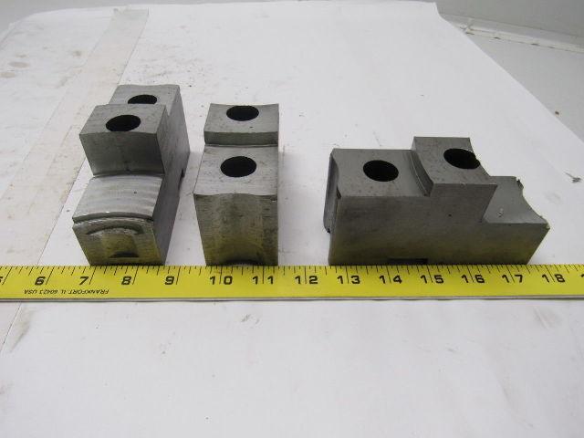 Daco 12KSEH Lathe Chuck Top Jaws 5" X 2-3/4" X 1-3/4" Lot Of 3